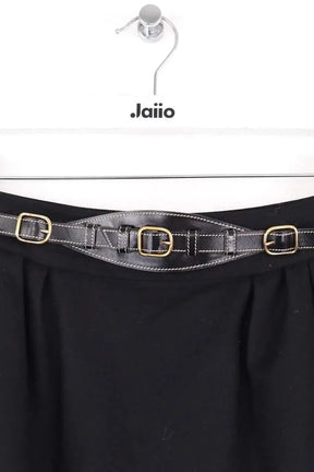 Jupe Hermès Noir en Laine