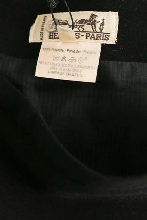 Jupe Hermès Noir en Polyester