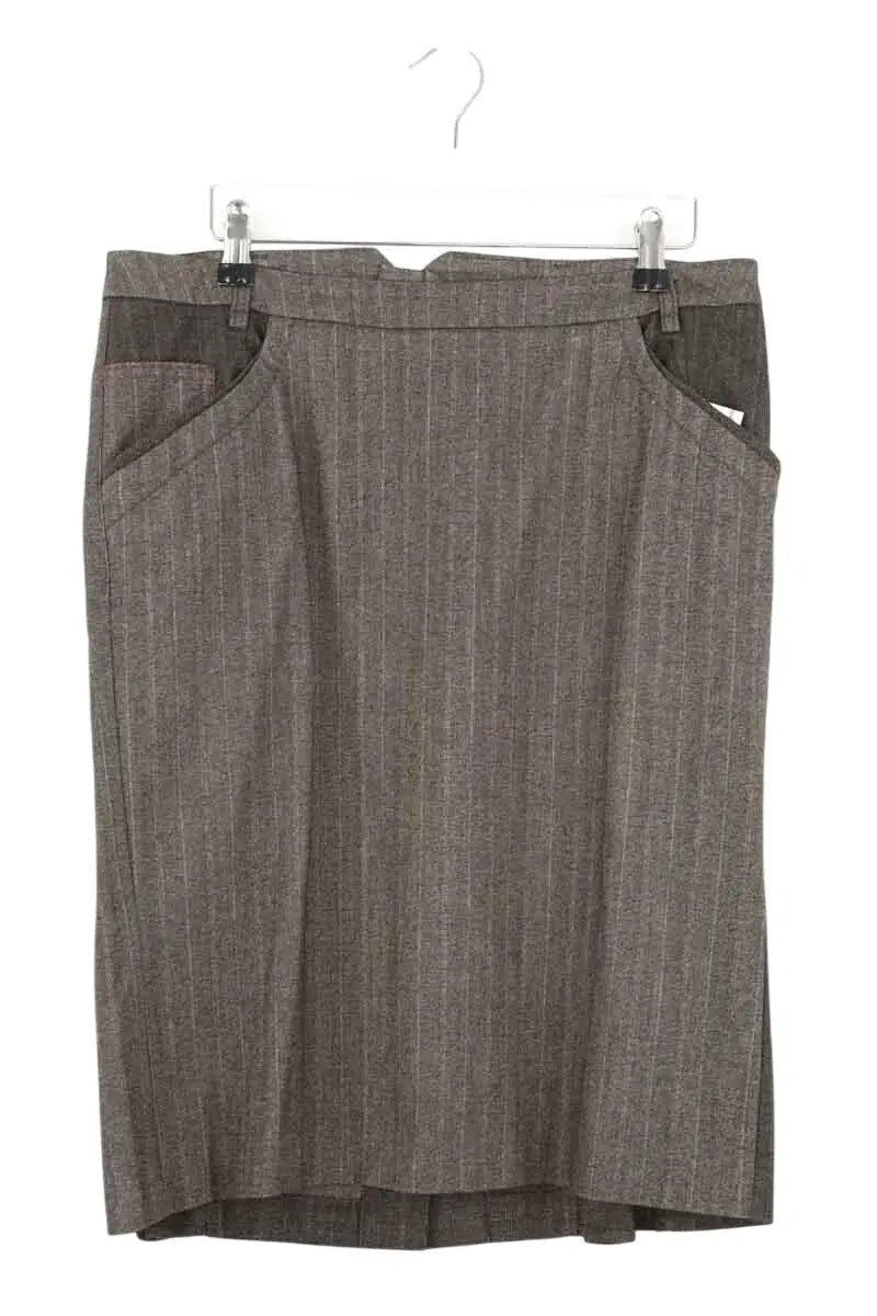 Jupe Hugo Boss Marron en Polyester, taille XL - Seconde Main