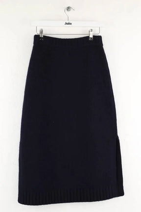 Jupe Ines de la Fressange Damia Bleu en Laine