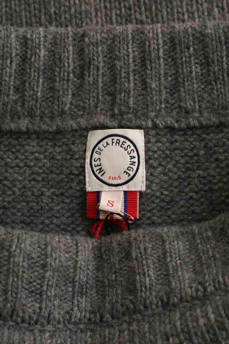 Jupe Ines de la Fressange Damia Gris en Laine