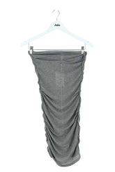 Jupe Iro Argent en Synthétique, taille S - Seconde Main