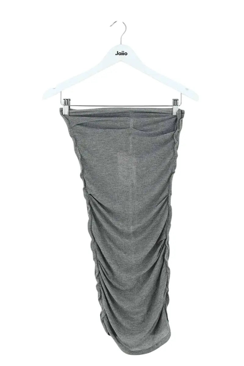 Jupe Iro Argent en Synthétique, taille S - Seconde Main