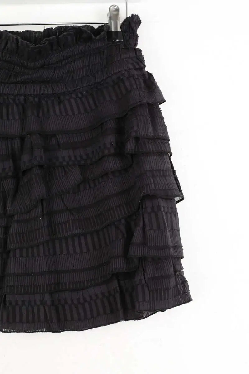Jupe Iro Noir en Soie