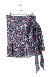 Jupe Isabel Marant Étoile Marine en Lin, taille S - Seconde Main
