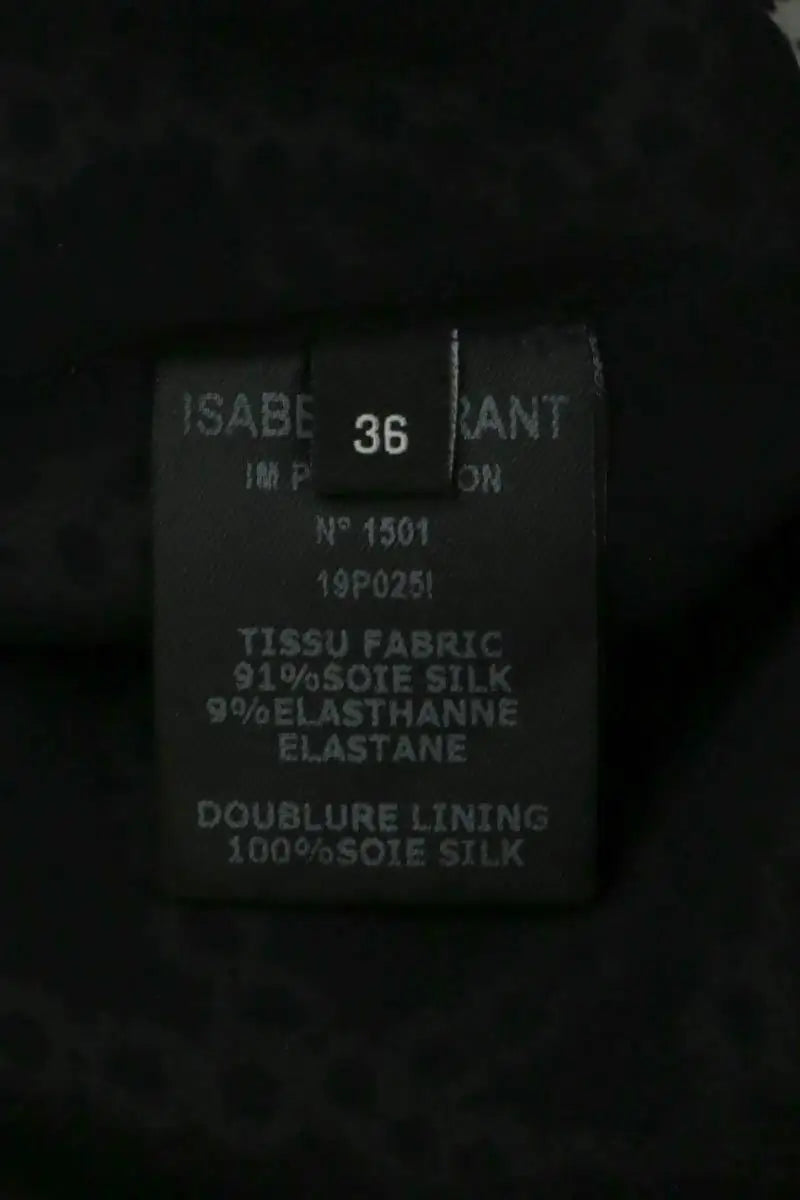 Jupe Isabel Marant Noir en Soie
