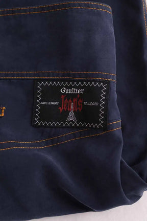 Jupe Jean Paul Gaultier Marine en Synthétique