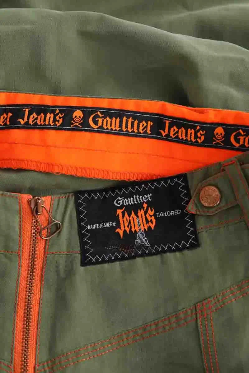 Jupe Jean Paul Gaultier Vert en Viscose