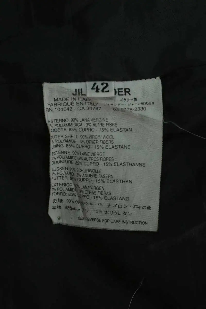 Jupe Jil Sander Gris en Laine
