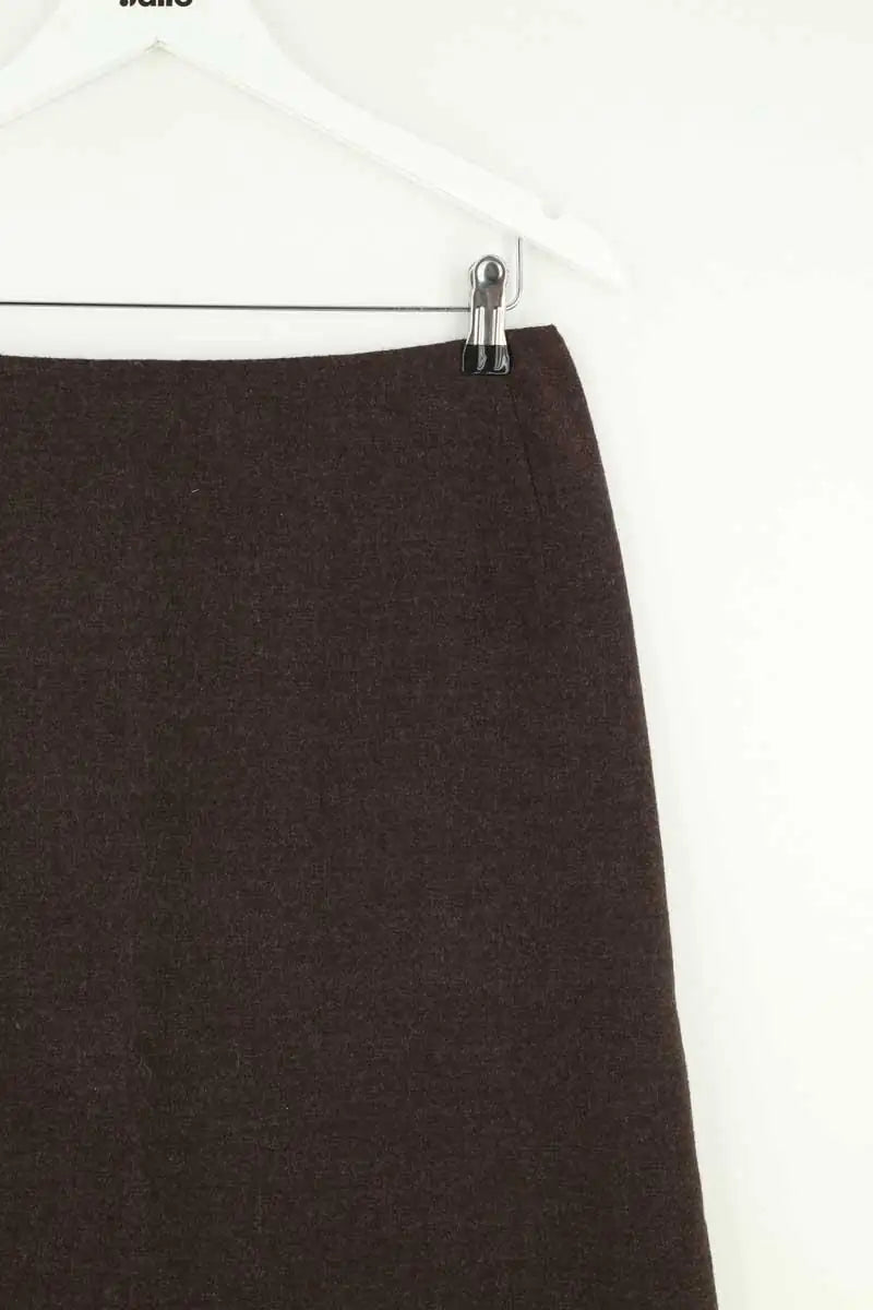 Jupe Jil Sander Marron en Laine