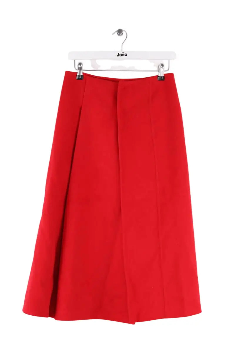 Jupe Jil Sander Rouge en Laine, taille S - Seconde Main