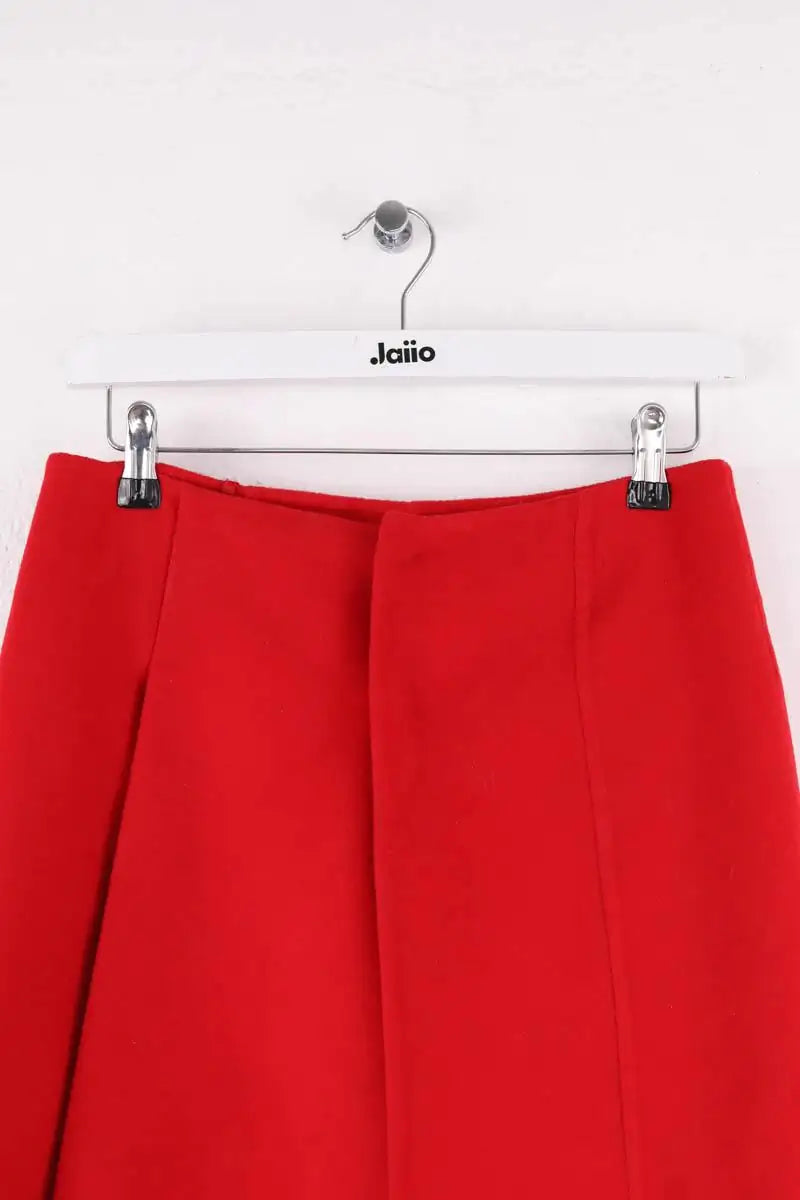Jupe Jil Sander Rouge en Laine