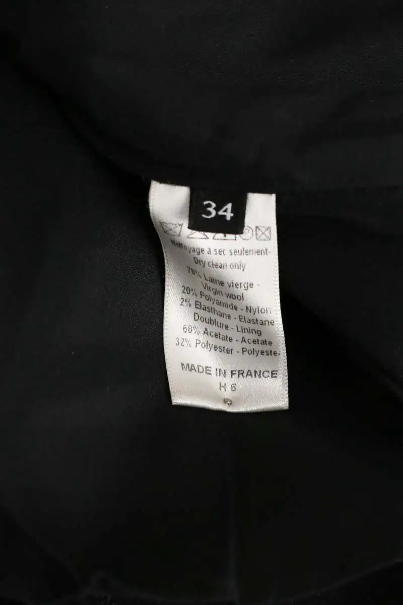 Jupe Joseph Noir en Laine