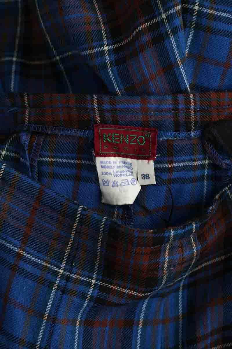 Jupe Kenzo Bleu en Laine