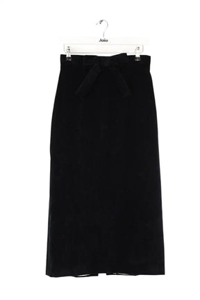 Jupe La Veste Noir en Daim, taille M - Seconde Main