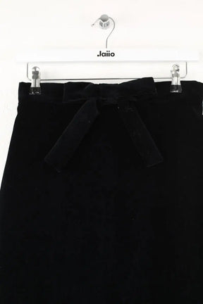 Jupe La Veste Noir en Daim