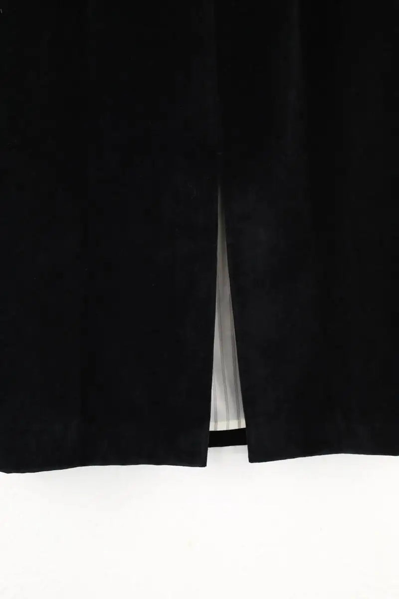 Jupe La Veste Noir en Daim