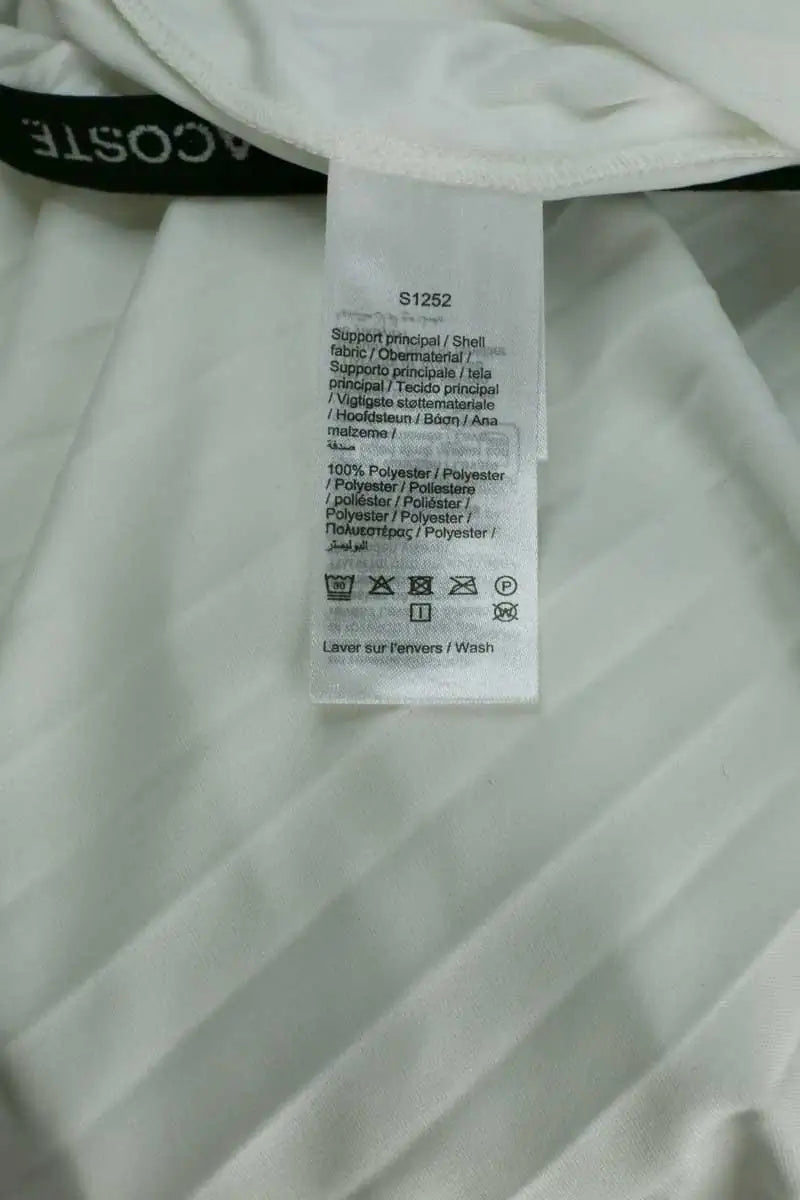Jupe Lacoste Blanc en Synthétique