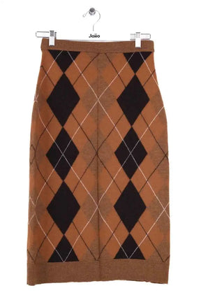 Jupe Lacoste Marron en Laine