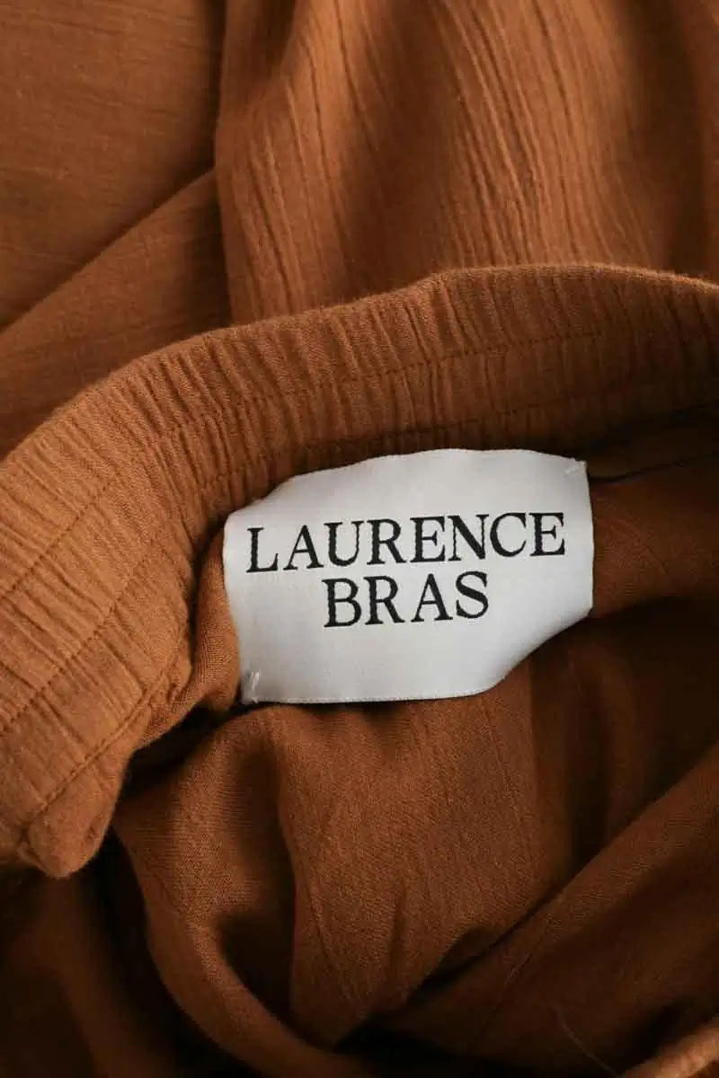 Jupe Laurence Bras Marron en Coton