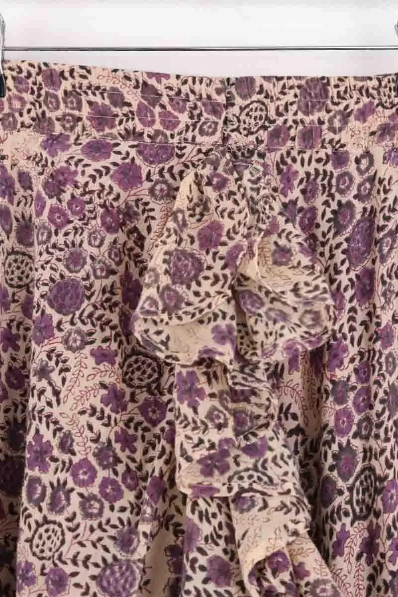Jupe Laurence Bras Violet en Coton