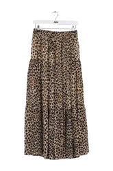 Jupe Leon & Harper Beige en Viscose, taille M - Seconde Main