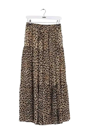 Jupe Leon & Harper Beige en Viscose, taille M - Seconde Main