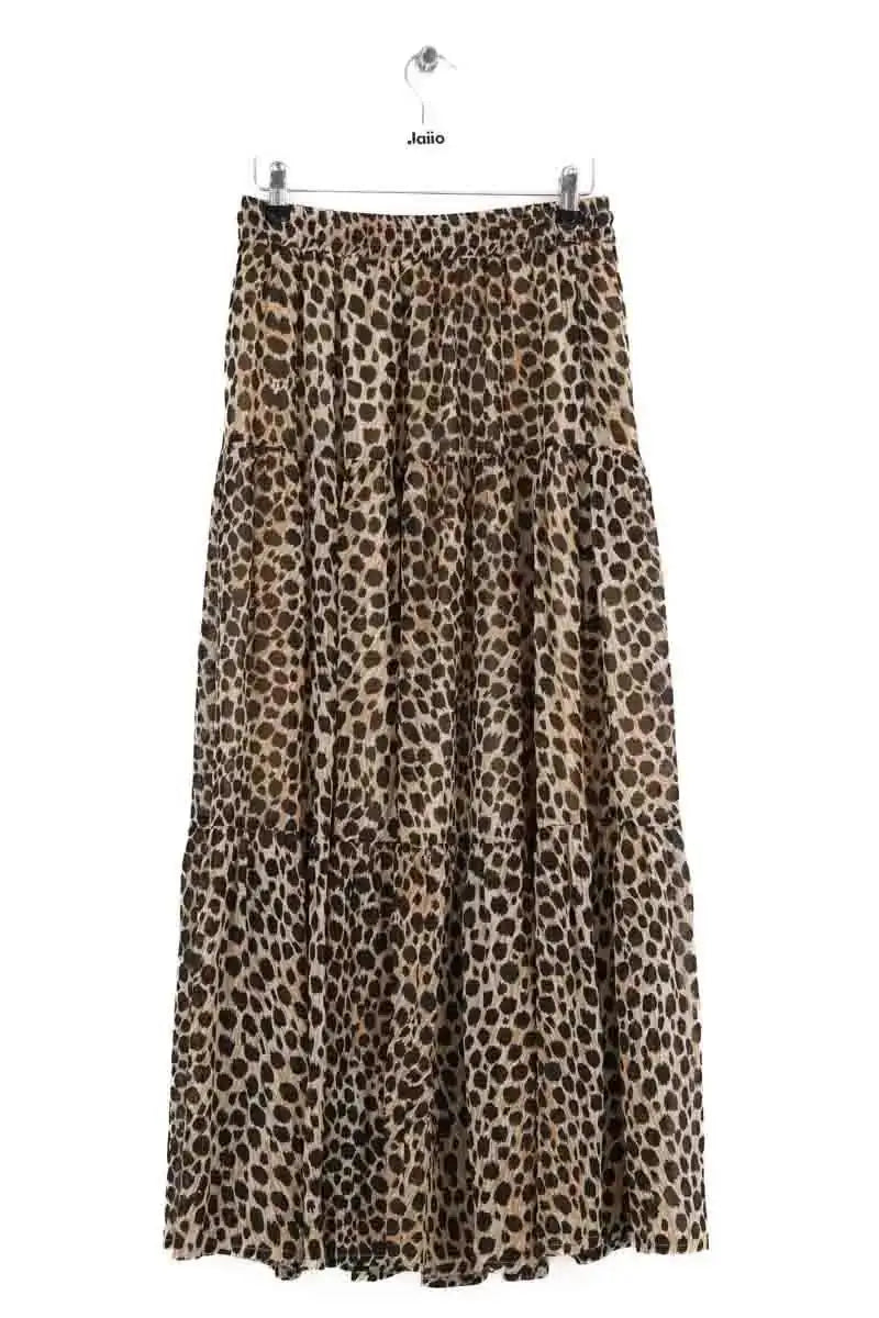 Jupe Leon & Harper Beige en Viscose