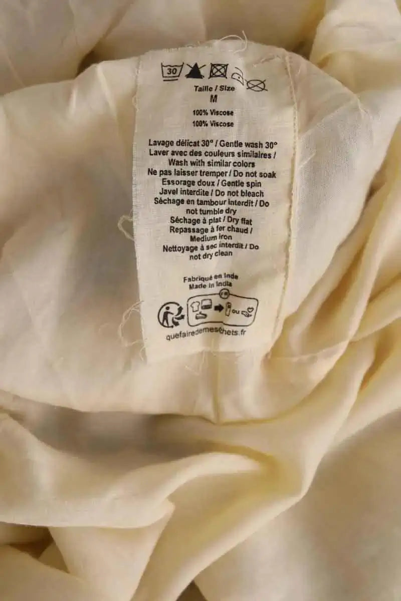 Jupe Leon & Harper Beige en Viscose