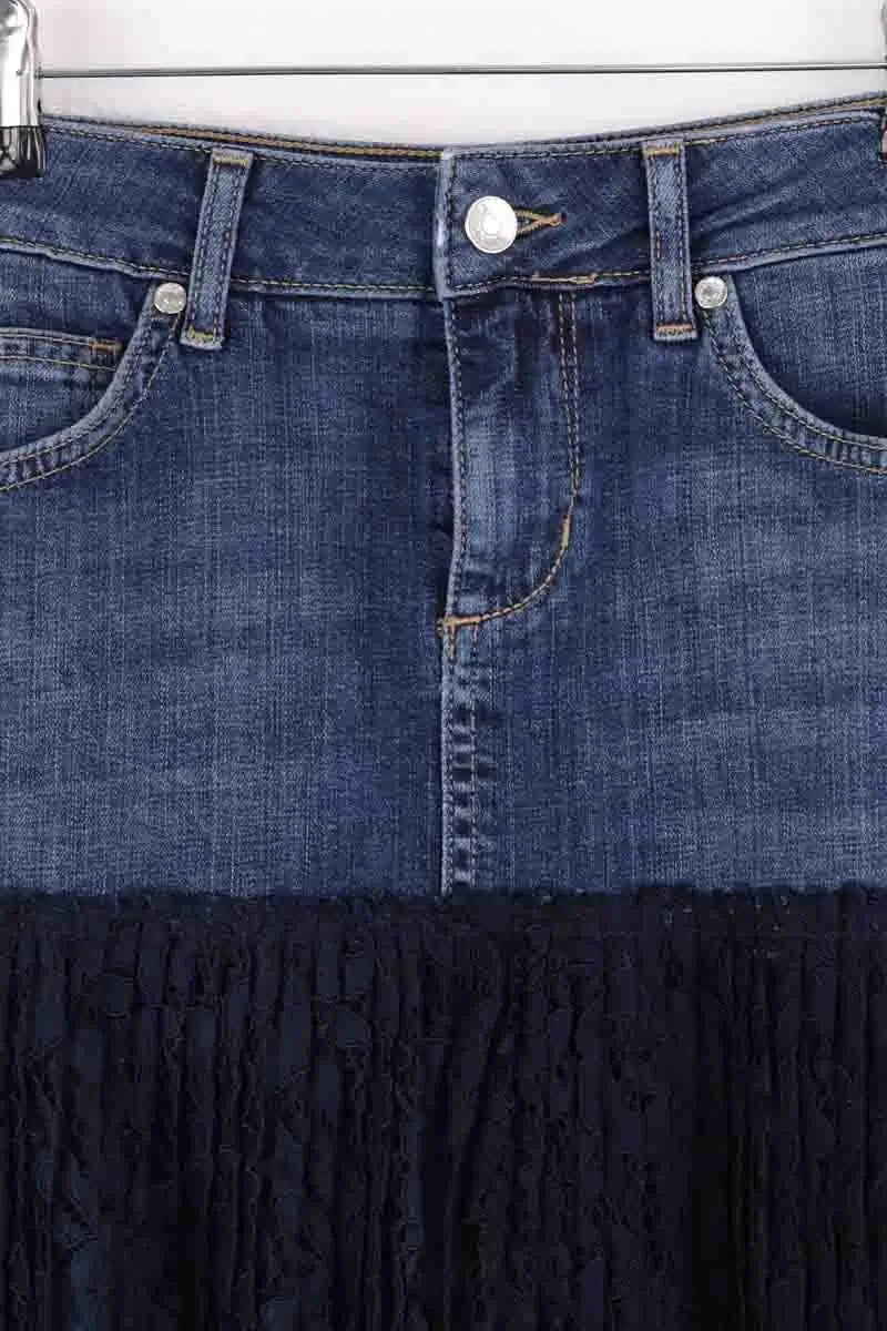 Jupe Liu Jo Bleu en Synthétique