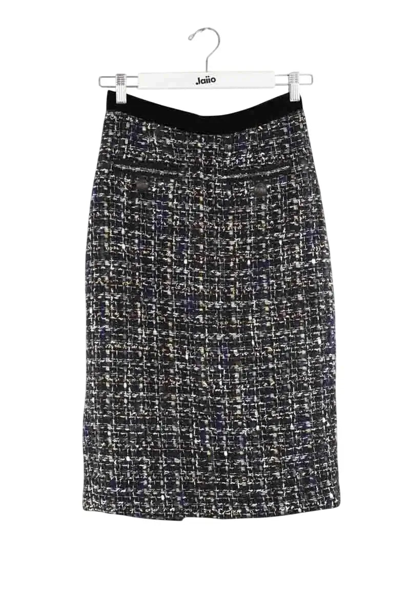 Jupe LK Bennett SK Leena Marine en Coton, taille S - Seconde Main