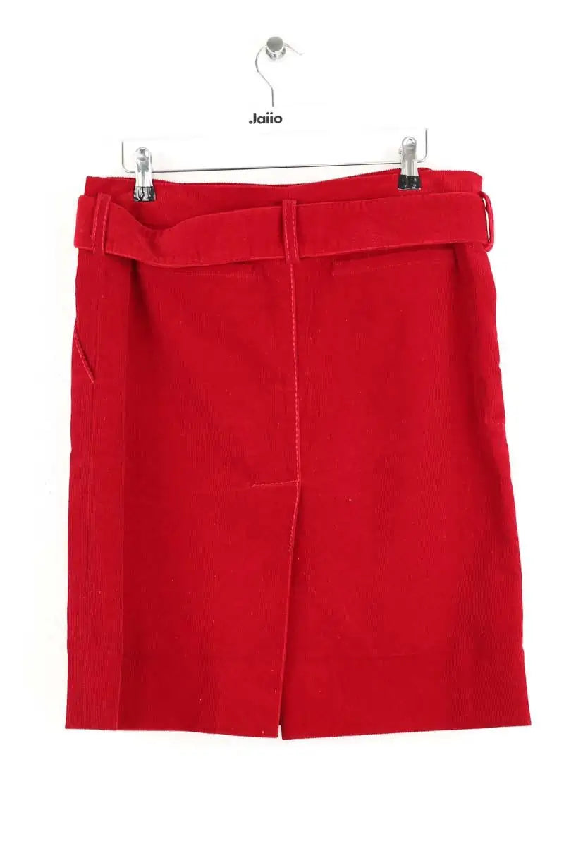 Jupe Louis Vuitton Rouge en Velours
