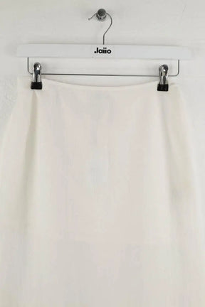 Jupe Loulou Studio Blanc en Coton