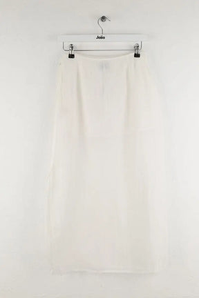 Jupe Loulou Studio Blanc en Coton