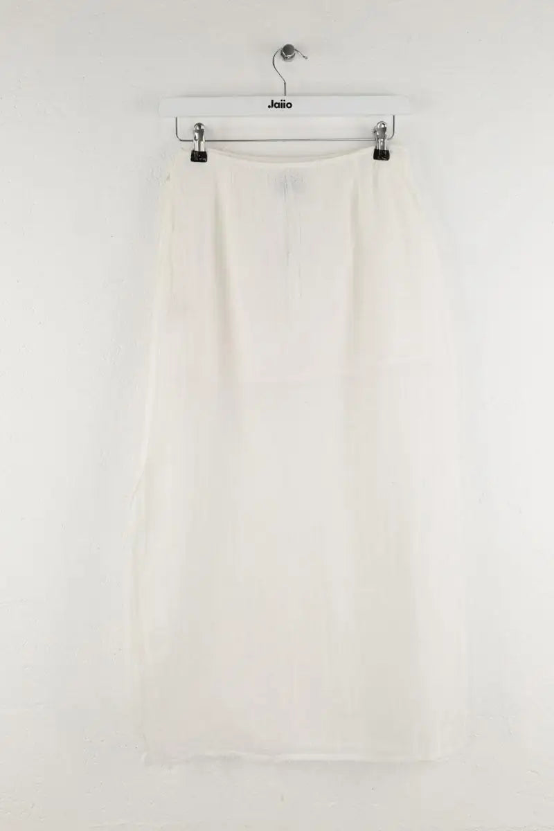 Jupe Loulou Studio Blanc en Coton