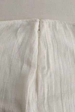 Jupe Loulou Studio Blanc en Coton