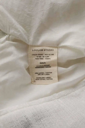 Jupe Loulou Studio Blanc en Coton