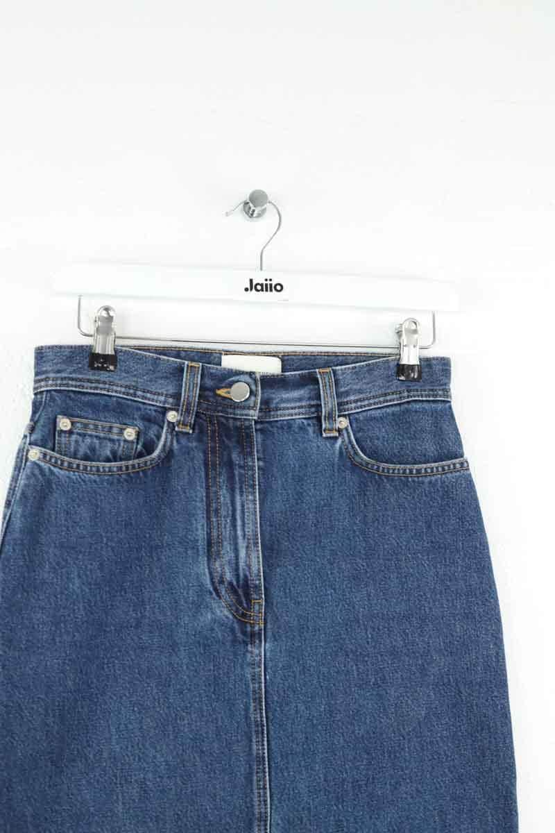 Jupe Loulou Studio RONA Bleu en Coton