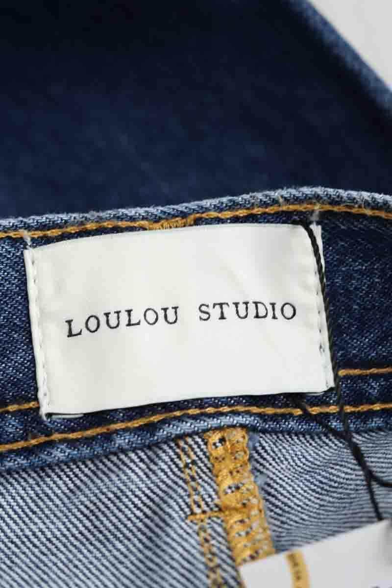 Jupe Loulou Studio RONA Bleu en Coton
