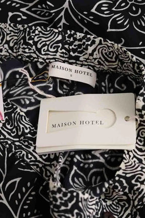 Jupe Maison Hotel Eva Noir en Viscose