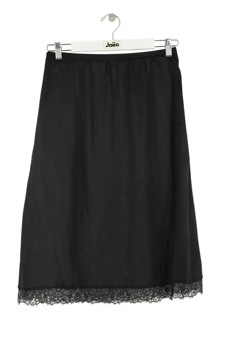 Jupe Maison Martin Margiela Noir en Soie, taille S - Seconde Main
