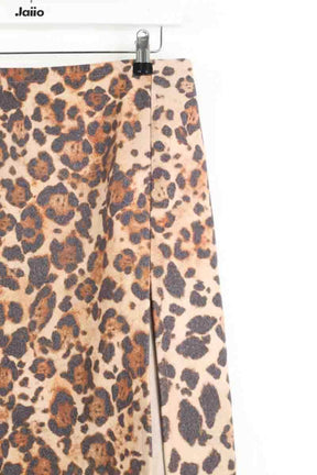 Jupe MaisonCléo Camel en Synthétique