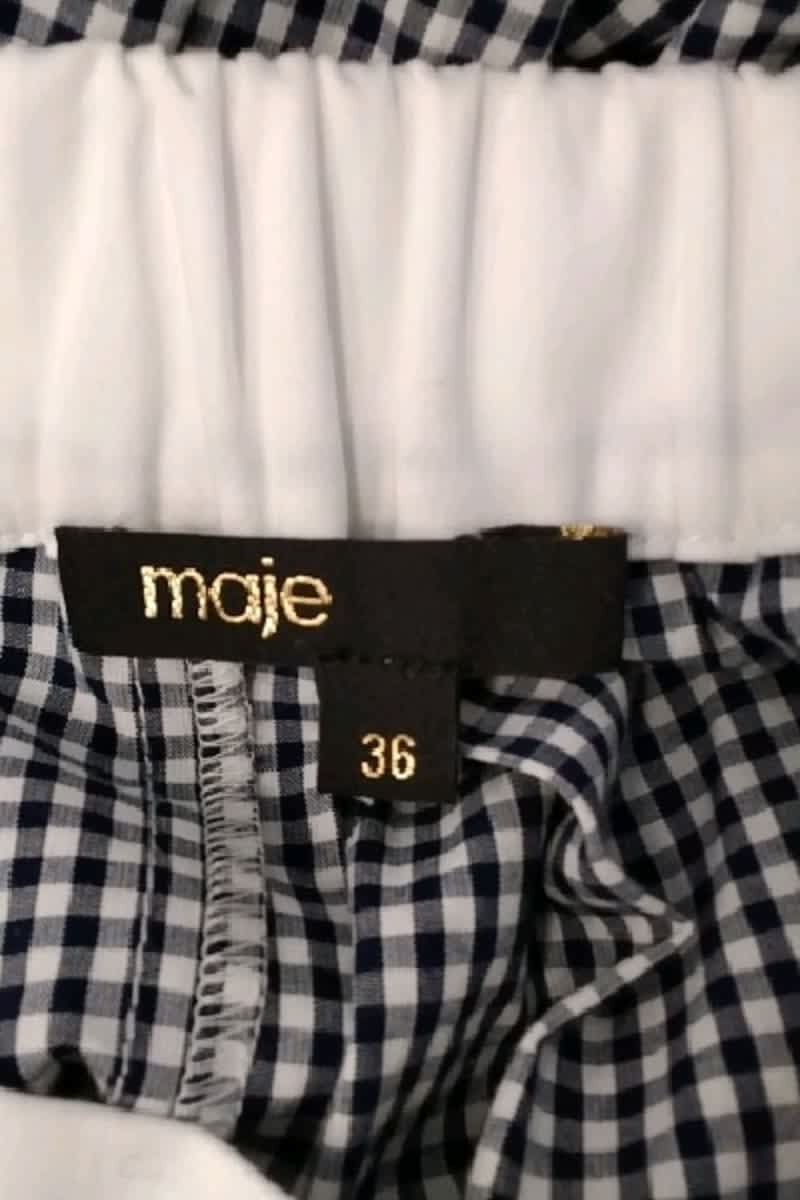 Jupe Maje Bleu en Coton