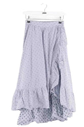 Jupe Maje Bleu en Coton, taille S - Seconde Main
