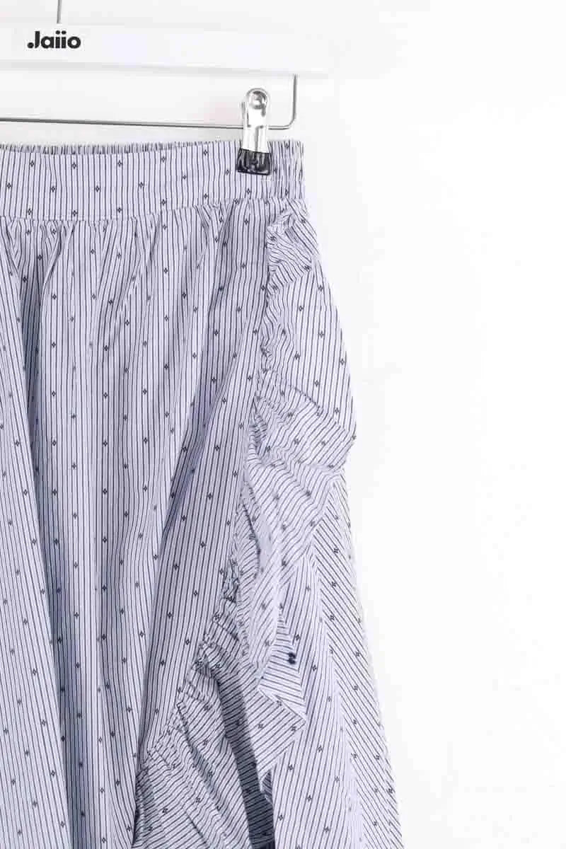 Jupe Maje Bleu en Coton