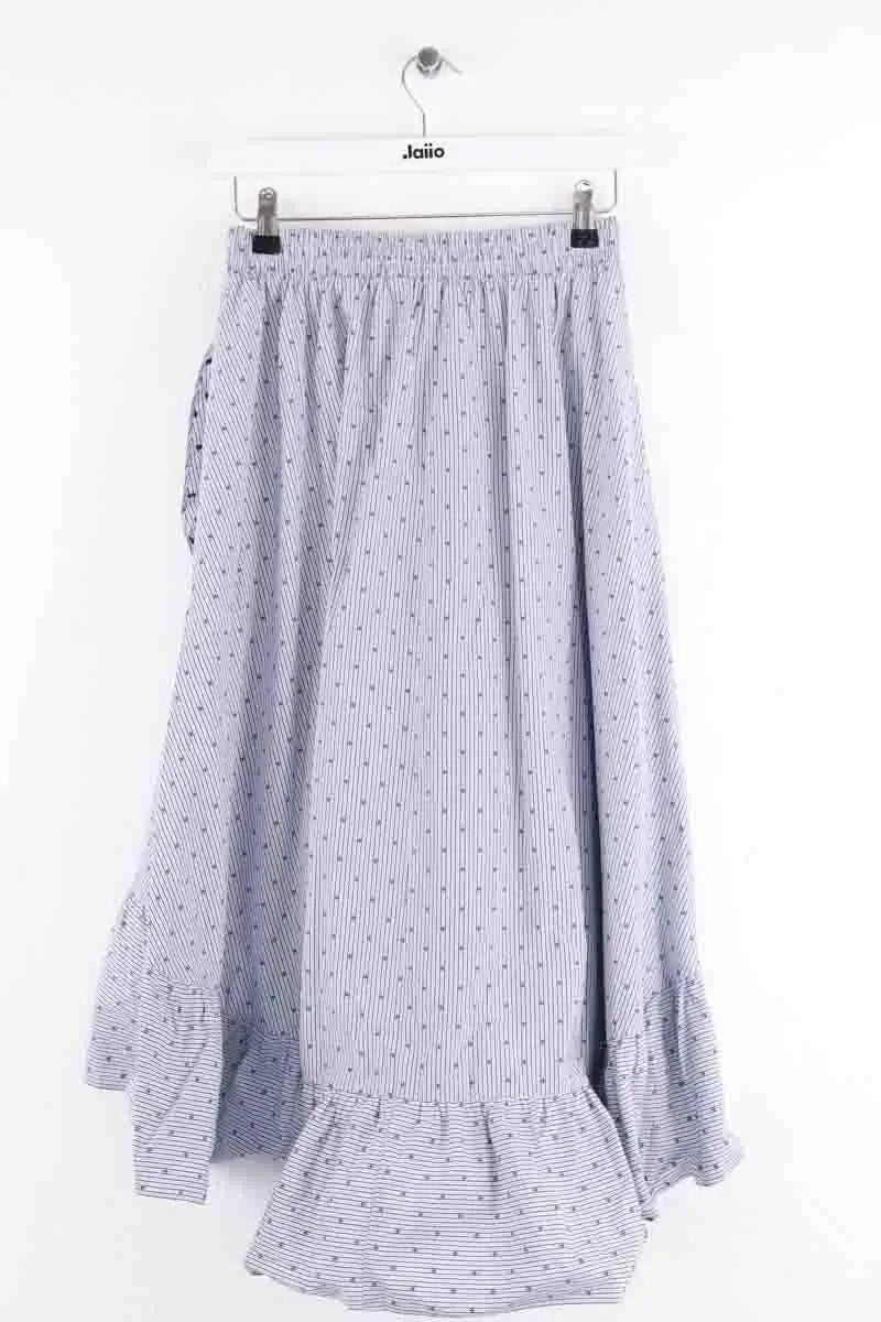 Jupe Maje Bleu en Coton