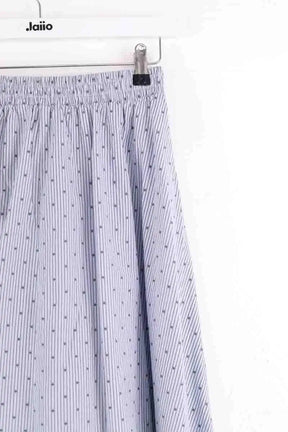 Jupe Maje Bleu en Coton