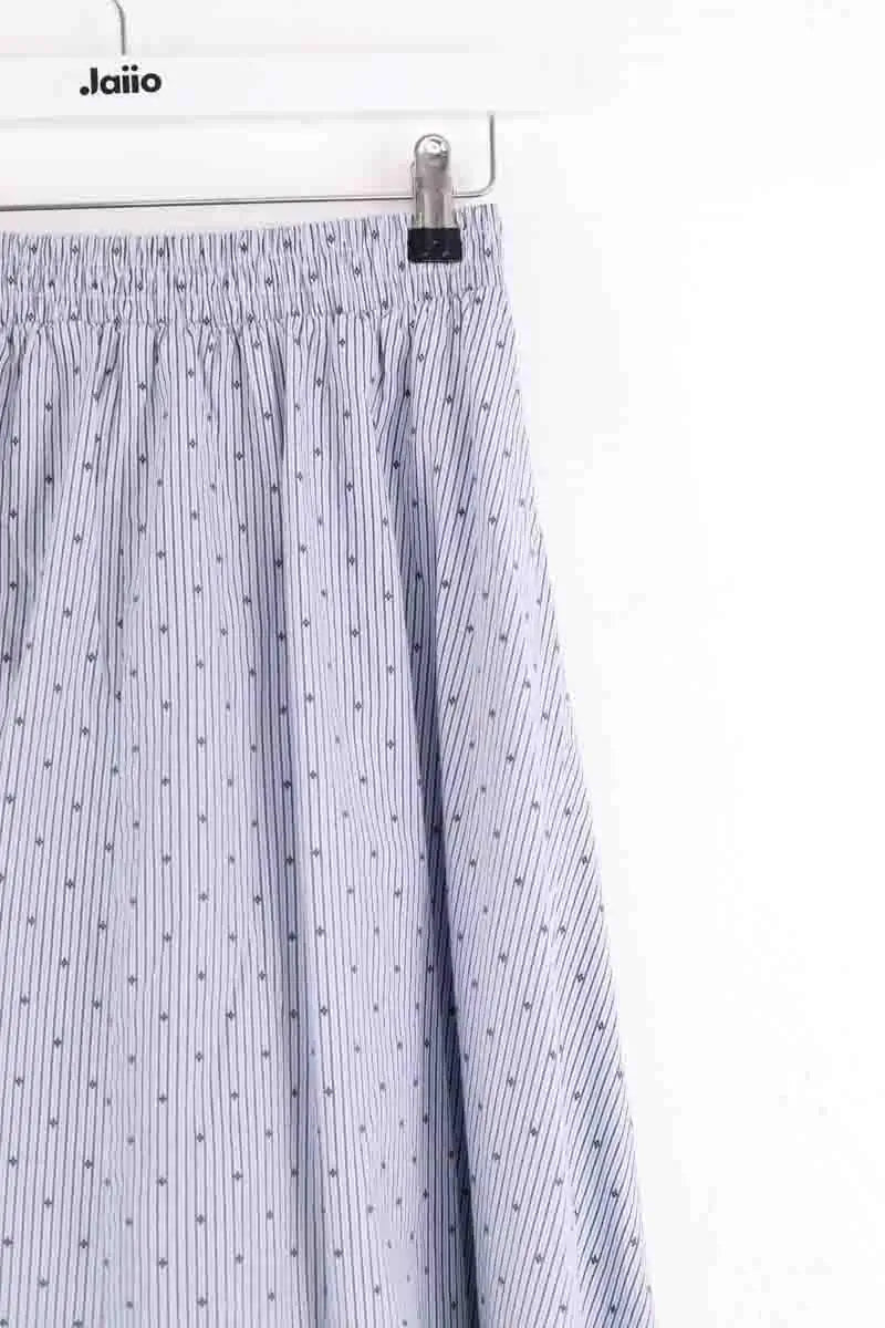 Jupe Maje Bleu en Coton