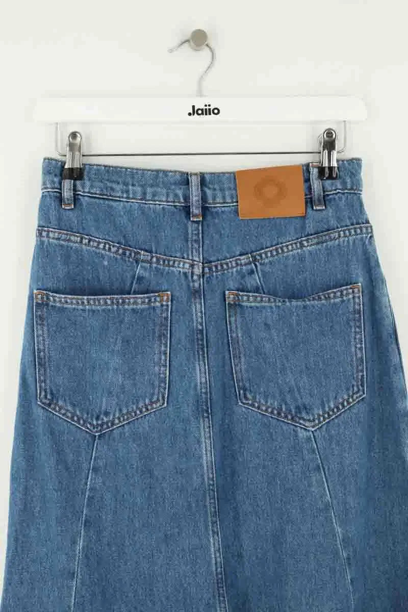 Jupe Maje Bleu en Coton