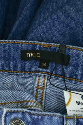 Jupe Maje Bleu en Coton